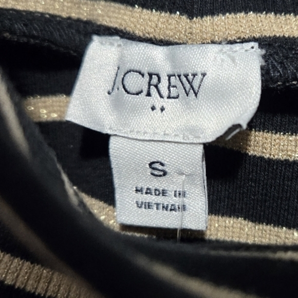 NWT J.Crew Long Sleeve turtleneck striped women's sweater - Picture 2 of 5